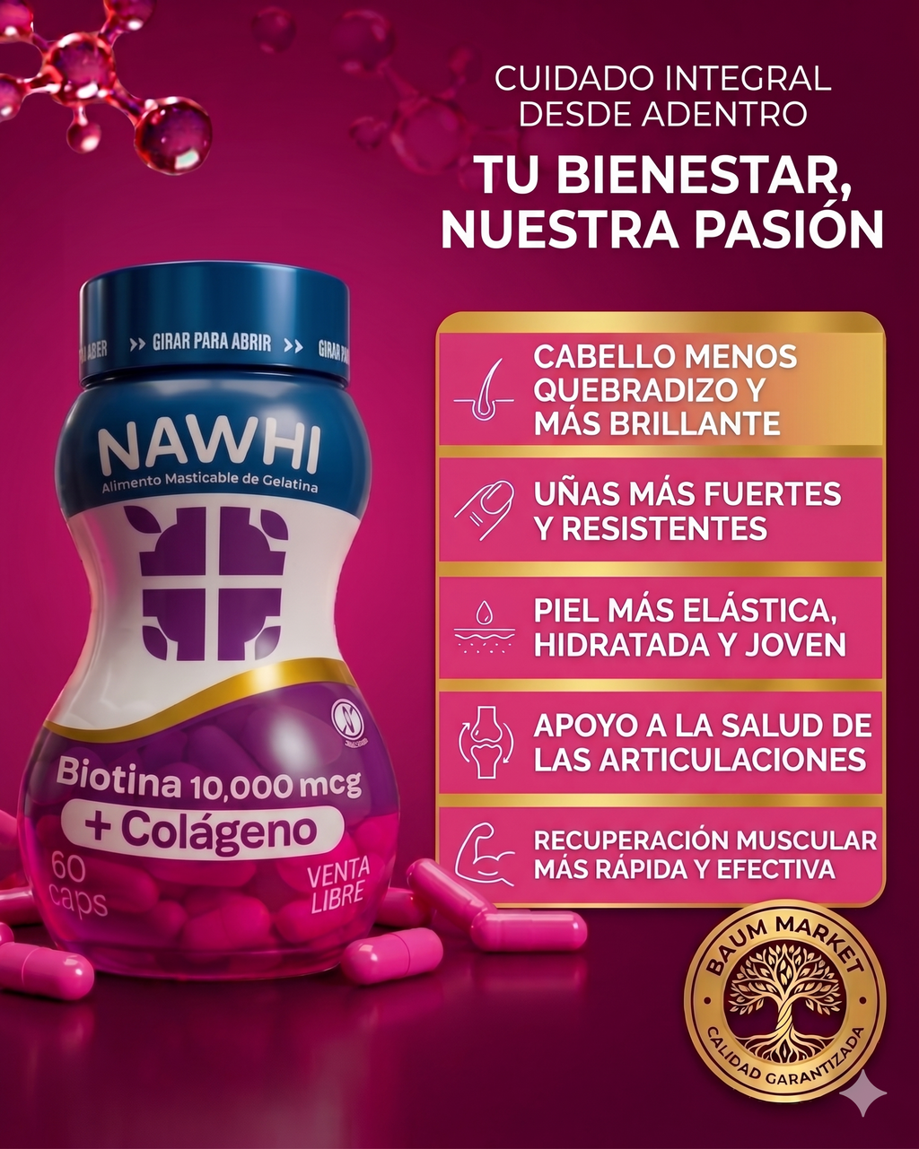 COMBO RITUAL DE JUVENTUD: RESVERATROL + COLÁGENO        🔥 -30% HOY