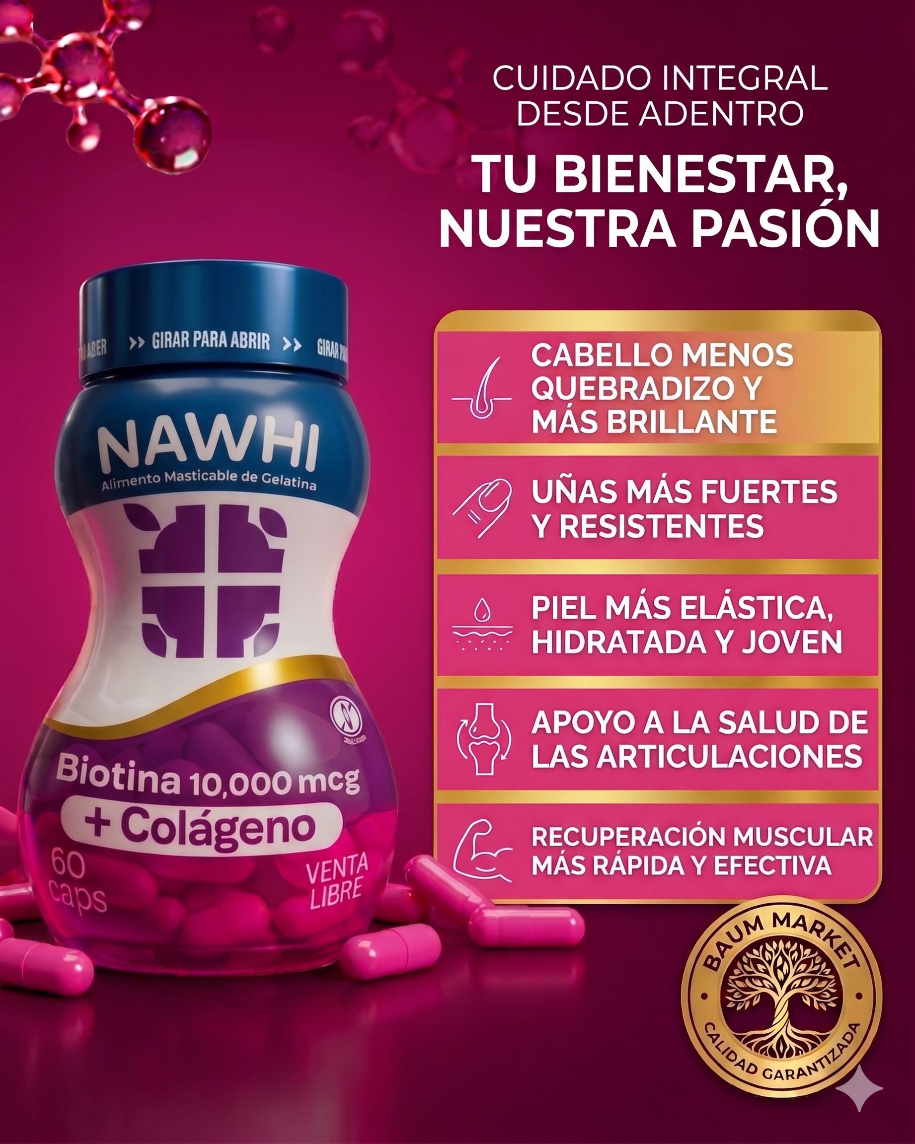 COMBO RITUAL DE JUVENTUD: RESVERATROL + COLÁGENO        🔥 -30% HOY