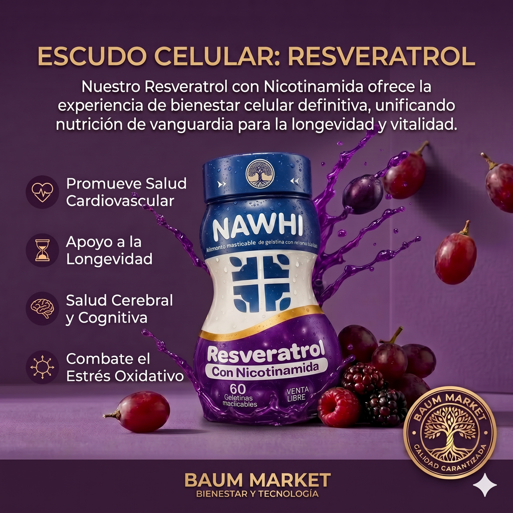 COMBO RITUAL DE JUVENTUD: RESVERATROL + COLÁGENO        🔥 -30% HOY