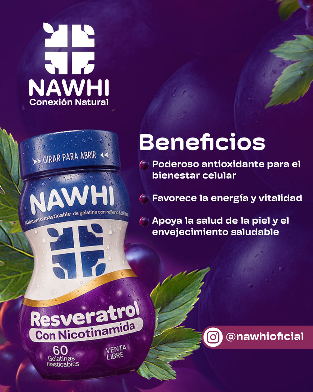 COMBO VITALIDAD TOTAL: RESVERATROL + ASHWAGANDHA